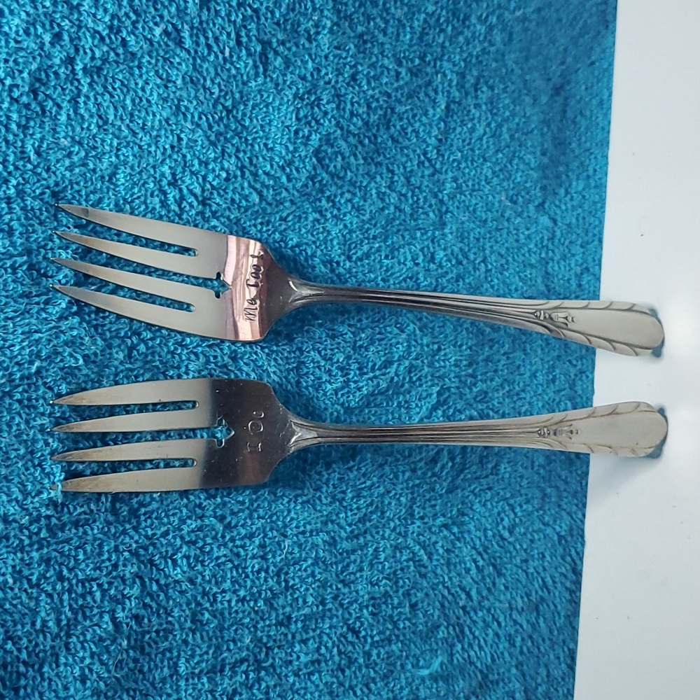 I DO Wedding Fork Set Anniversary Couple Decor Farmhouse - Picture 4 of 7